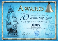 70 years training sailship 'Wilhelm Pieck'